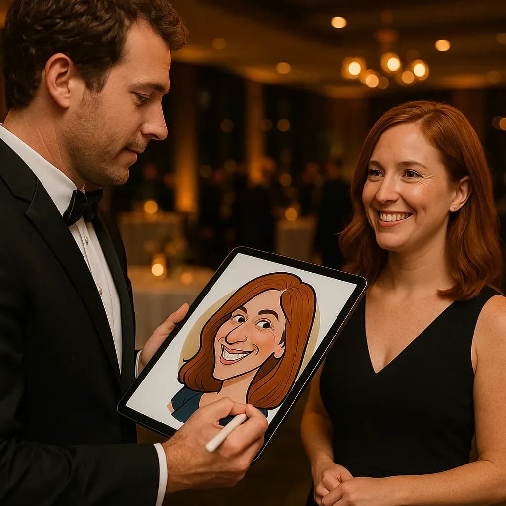 Digital Caricatures performer in costume at an event in the New York metropolitan area (image 1)