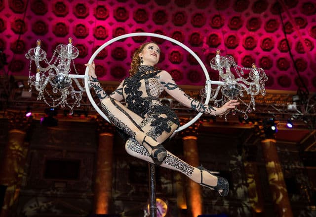 Freestanding Aerial Lollipop Rig performer in costume at an event in the New York metropolitan area (image 20)