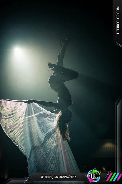 Freestanding Aerial Lollipop Rig performer in costume at an event in the New York metropolitan area (image 35)