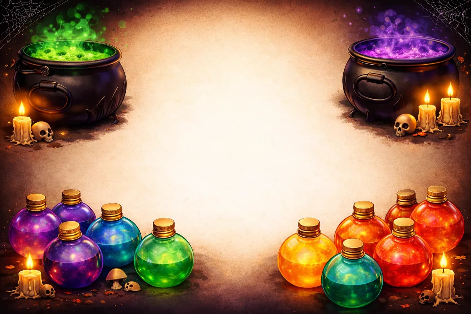 Guests at a Potion Making station at a Nicholson Events celebration
