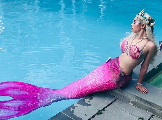 Mermaids performer in costume at an event in the New York metropolitan area (image 6)