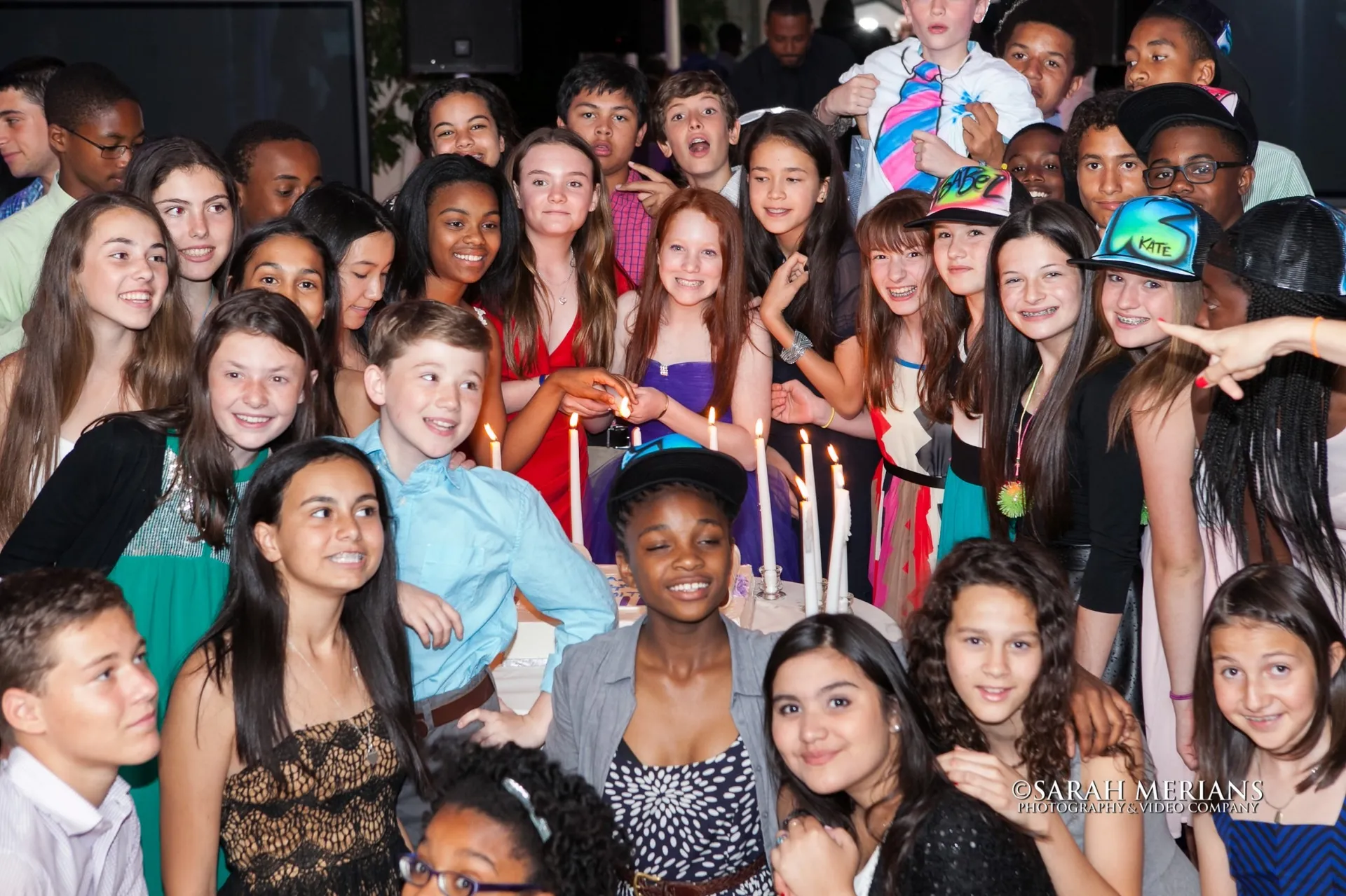 Candle lighting ceremony honoring tradition at a bar mitzvah produced by Nicholson Events